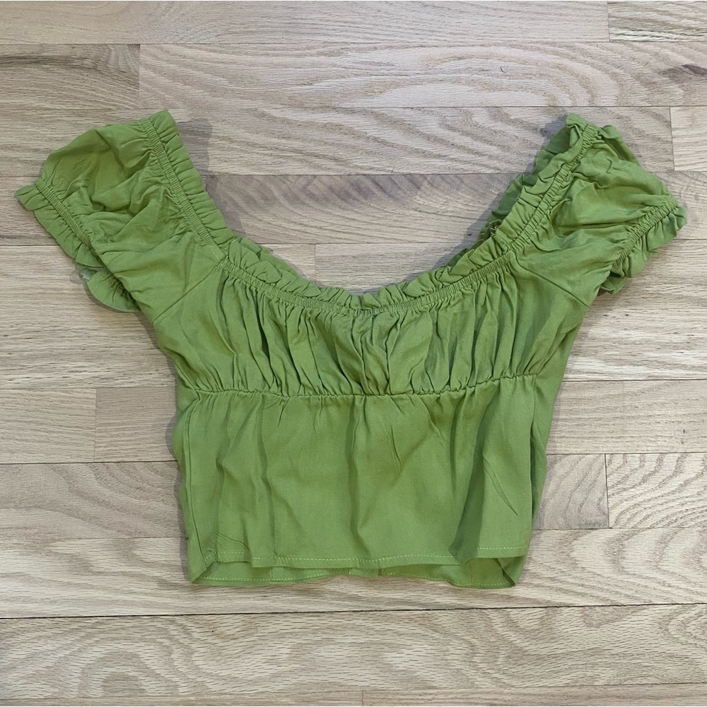 Kendall & Kylie Tie-Front Bustier Top - Picture 7 of 7